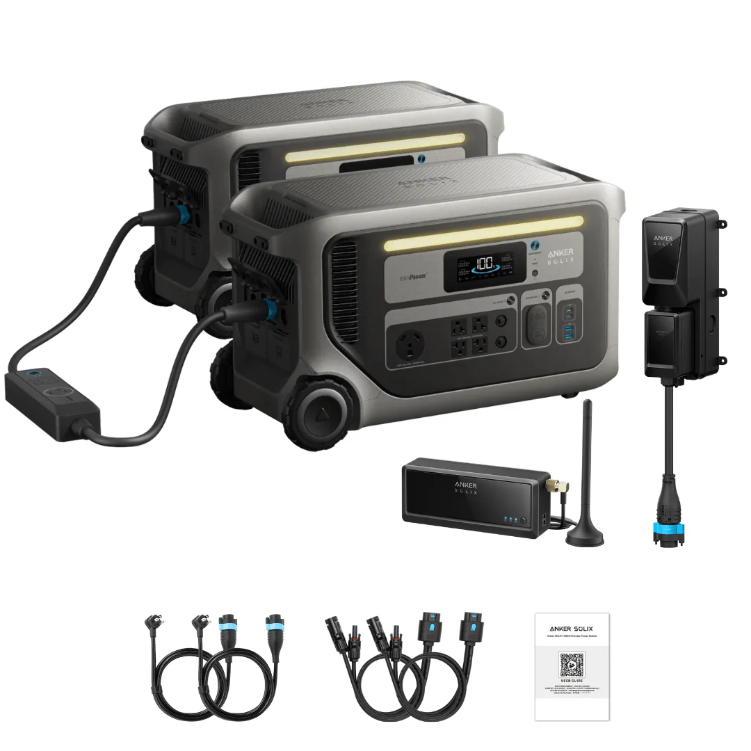 2 x Anker SOLIX F3000 Portable Power Stations Kit - Image 12