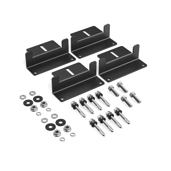2 x EcoFlow 100W Rigid Solar Panels + 2 x Rigid Solar Panel Mounting Feet - Image 6