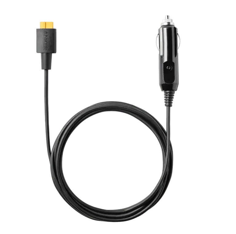 Anker SOLIX Car Charging Cable (Male Car Outlet to Female XT60)