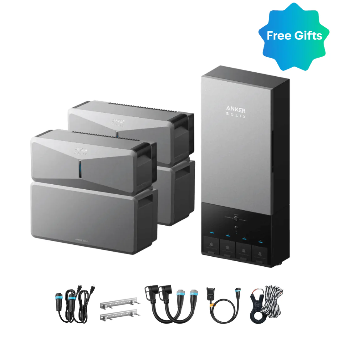 Anker SOLIX E10 Automatic Backup Kits | 6 kWh - 24 kWh LiFePO4 Battery | 10-30 kW Turbo Output | Smart Grid & Storm-Guard - Image 3