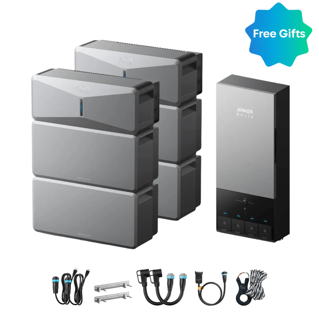 Anker SOLIX E10 Automatic Backup Kits | 6 kWh - 24 kWh LiFePO4 Battery | 10-30 kW Turbo Output | Smart Grid & Storm-Guard - Image 4