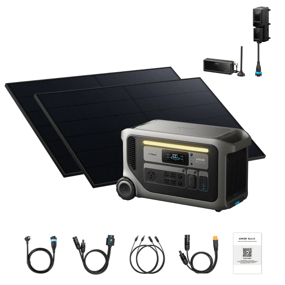 Anker SOLIX F3000 + Solar Panels + Power Saver Kit