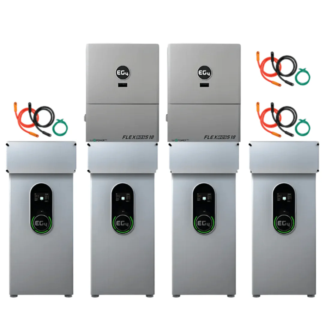 EG4 48V WallMount Indoor LiFePO4 Battery (14.3kWh-57.3kWh) + FlexBoss18 13kW 48V Split Phase AC Hybrid Inverter - Image 13
