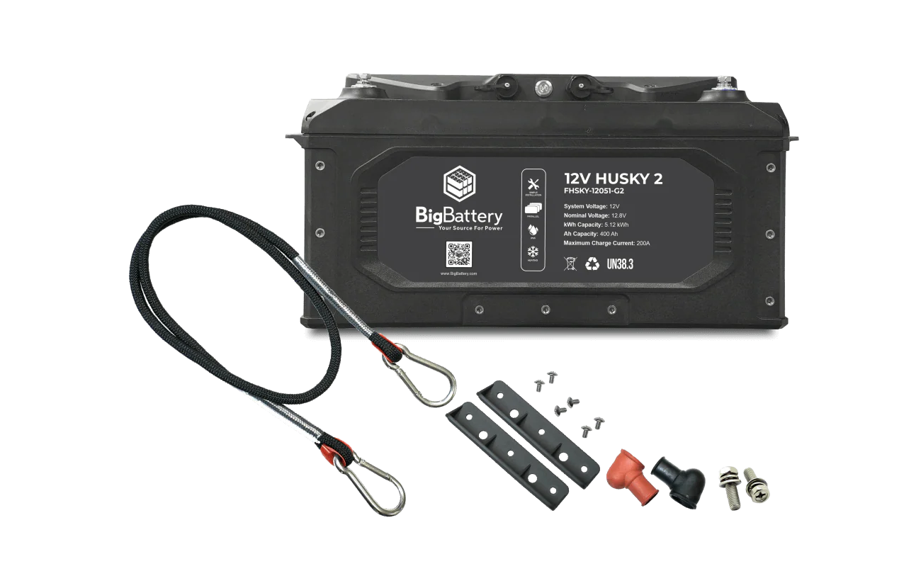 BigBattery HUSKY 2 12V 400Ah 5.12kWh LiFePO4 Battery - Image 5