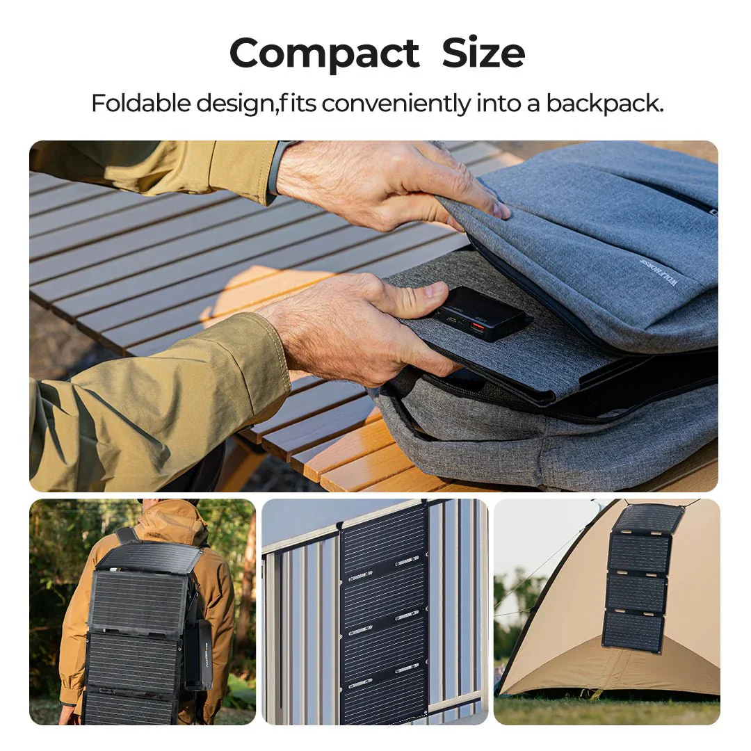BougeRV 50W Fiberglass Flexible Portable Solar Panel - Image 8