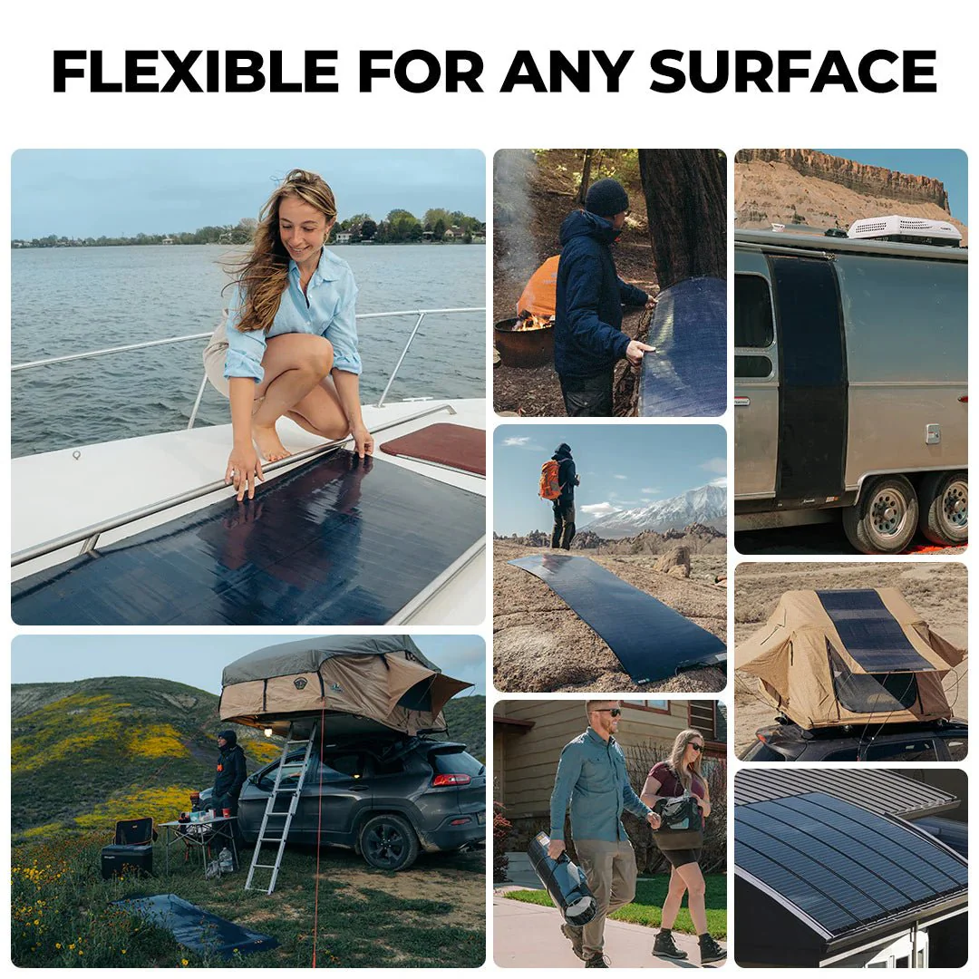 BougeRV Yuma 200W CIGS Thin-Film Flexible Solar Panel With Tape - Image 7