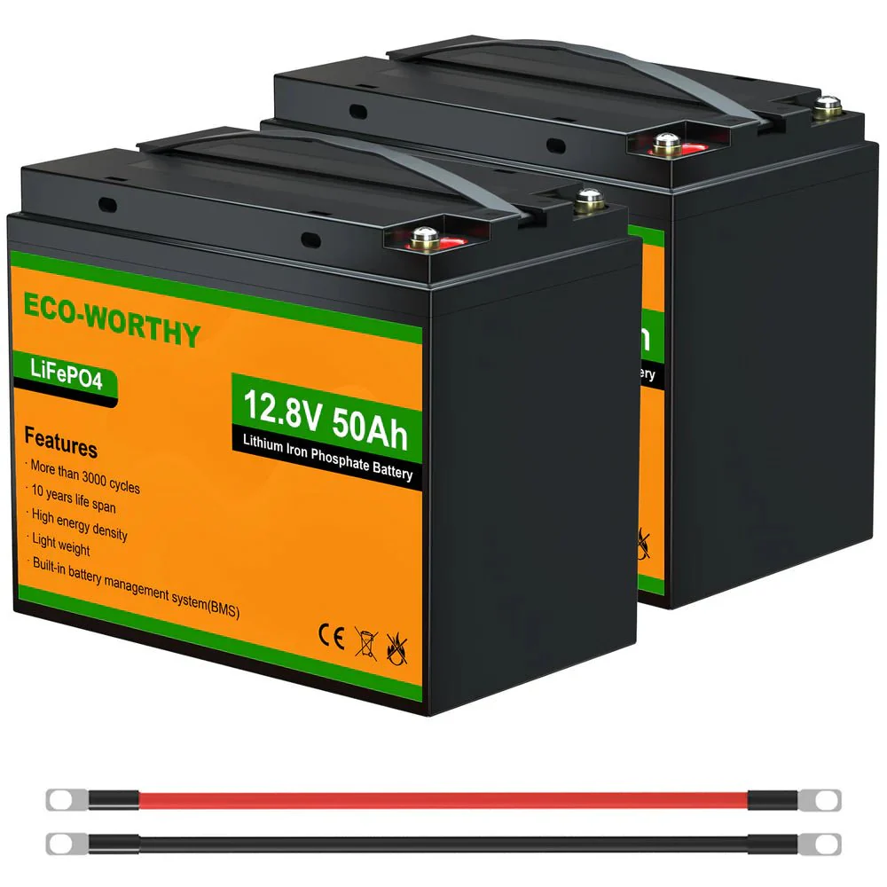 ECO-WORTHY 12V 50Ah Lithium Iron Phosphate Battery - Image 12