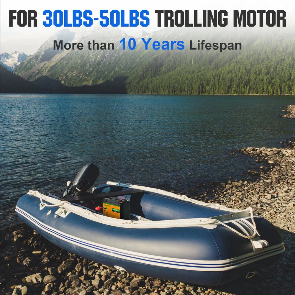 ECO-WORTHY 12V 50Ah Lithium Iron Phosphate Battery - Image 8