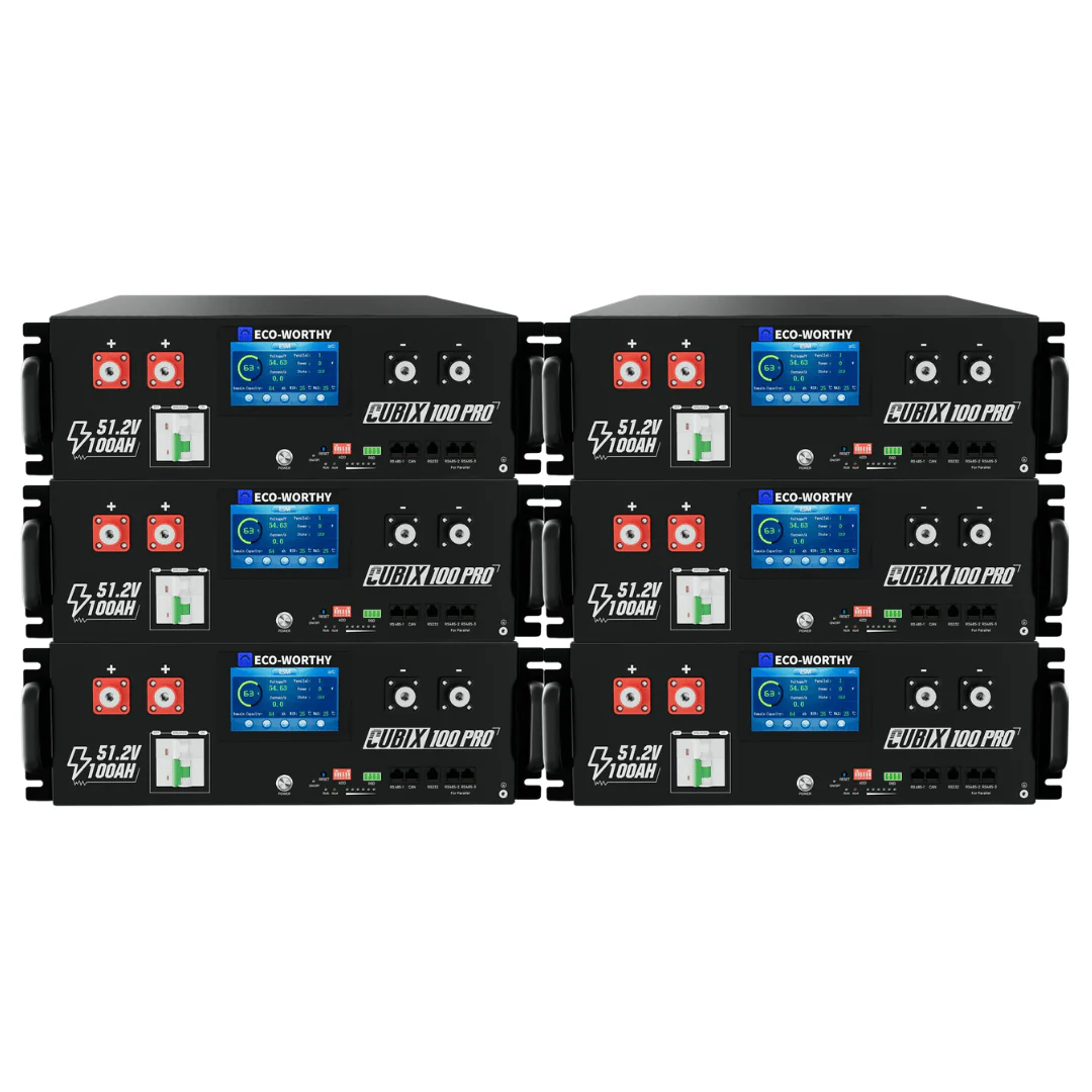 ECO-WORTHY Cubix 100 Pro 51.2V 100AH Server Rack Battery - Image 4