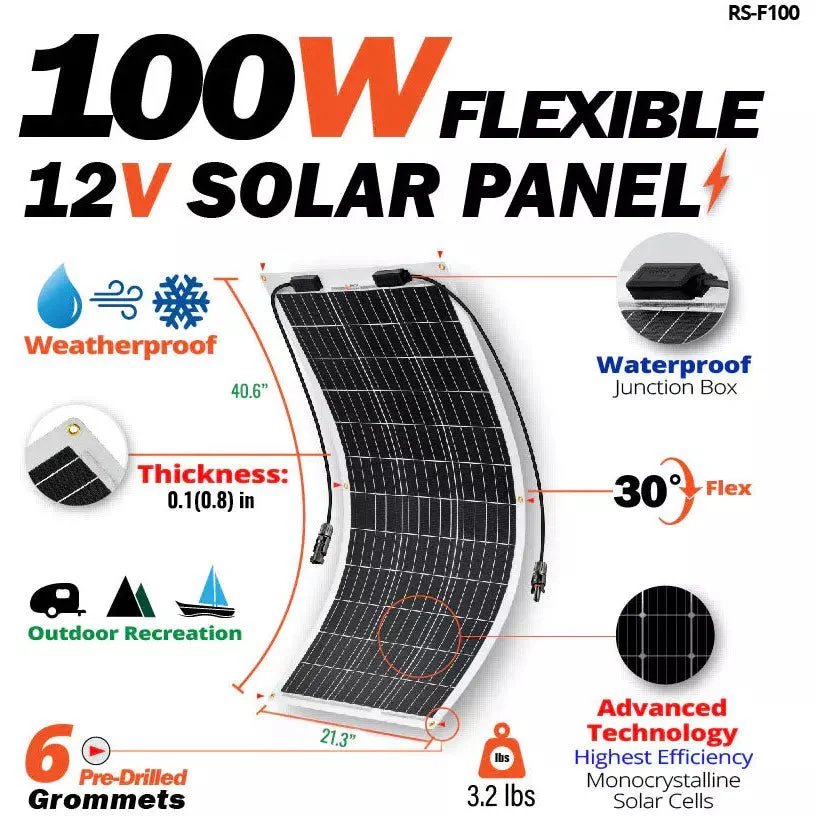 EcoFlow Delta 2 Max 2048Wh 2400W LiFePO4 Solar Generator + 100W Flexible Monocrystalline Solar Panels Kit - Image 13