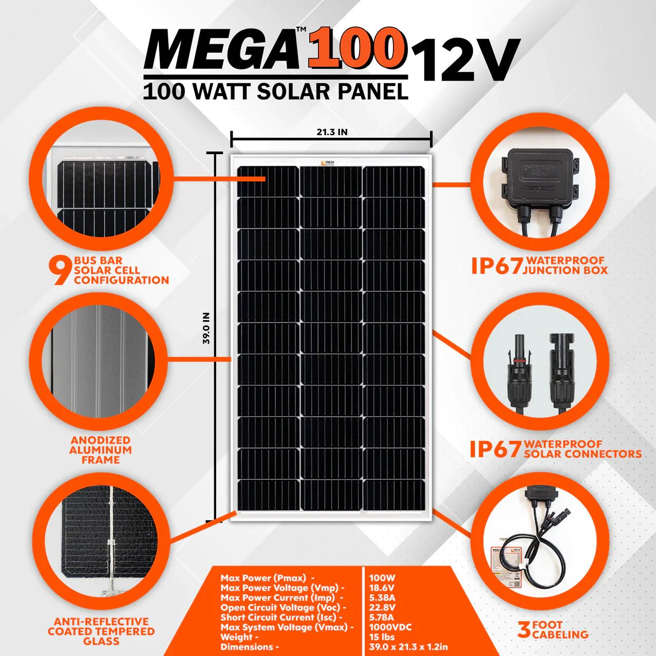 EcoFlow Delta 2 Max 2048Wh 2400W LiFePO4 Solar Generator + 100W Rigid Monocrystalline Solar Panels Kit - Image 12