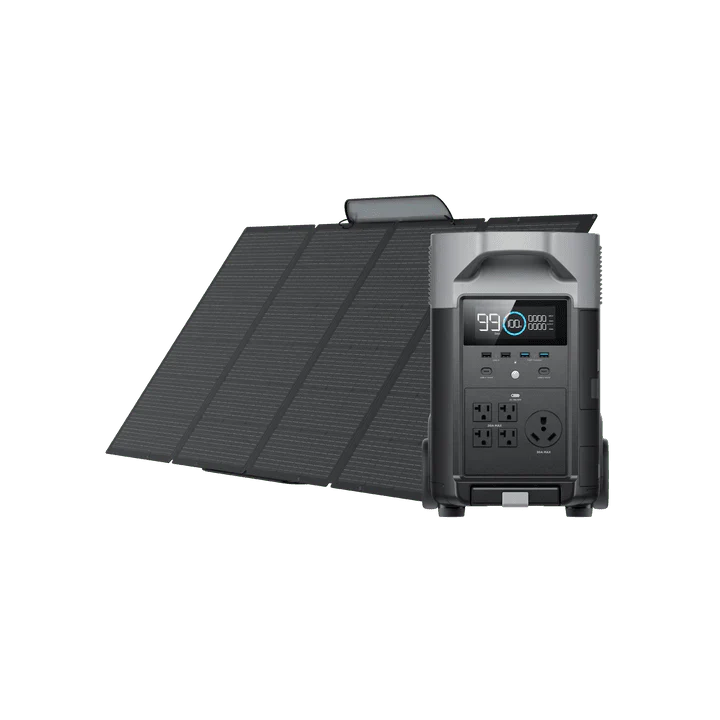 EcoFlow DELTA Pro + 400W Portable Solar Panels