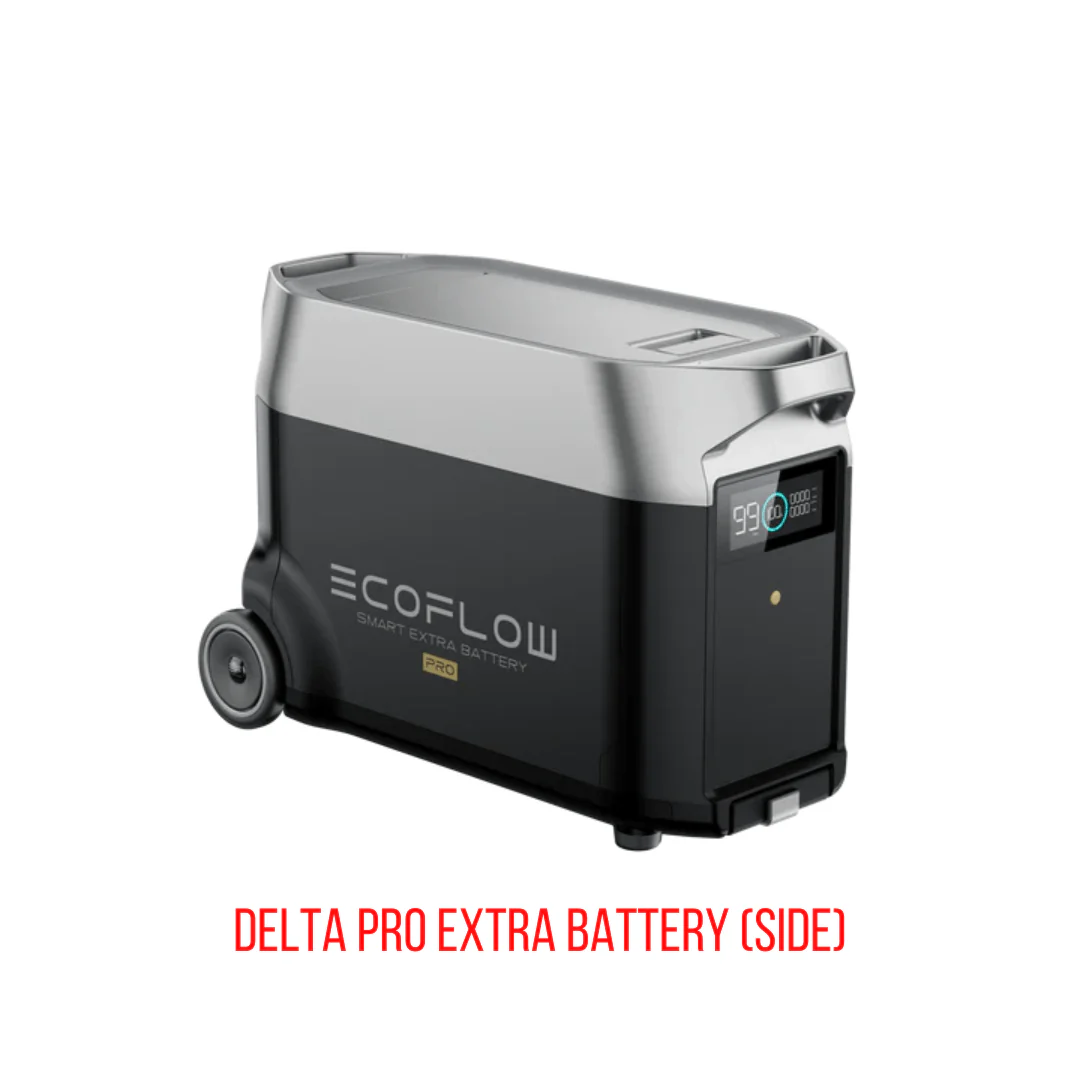 EcoFlow DELTA Pro With Extra Battery 7200Wh 3600W Solar Generator + 200W Rigid Monocrystalline Solar Panels Kit - Image 14