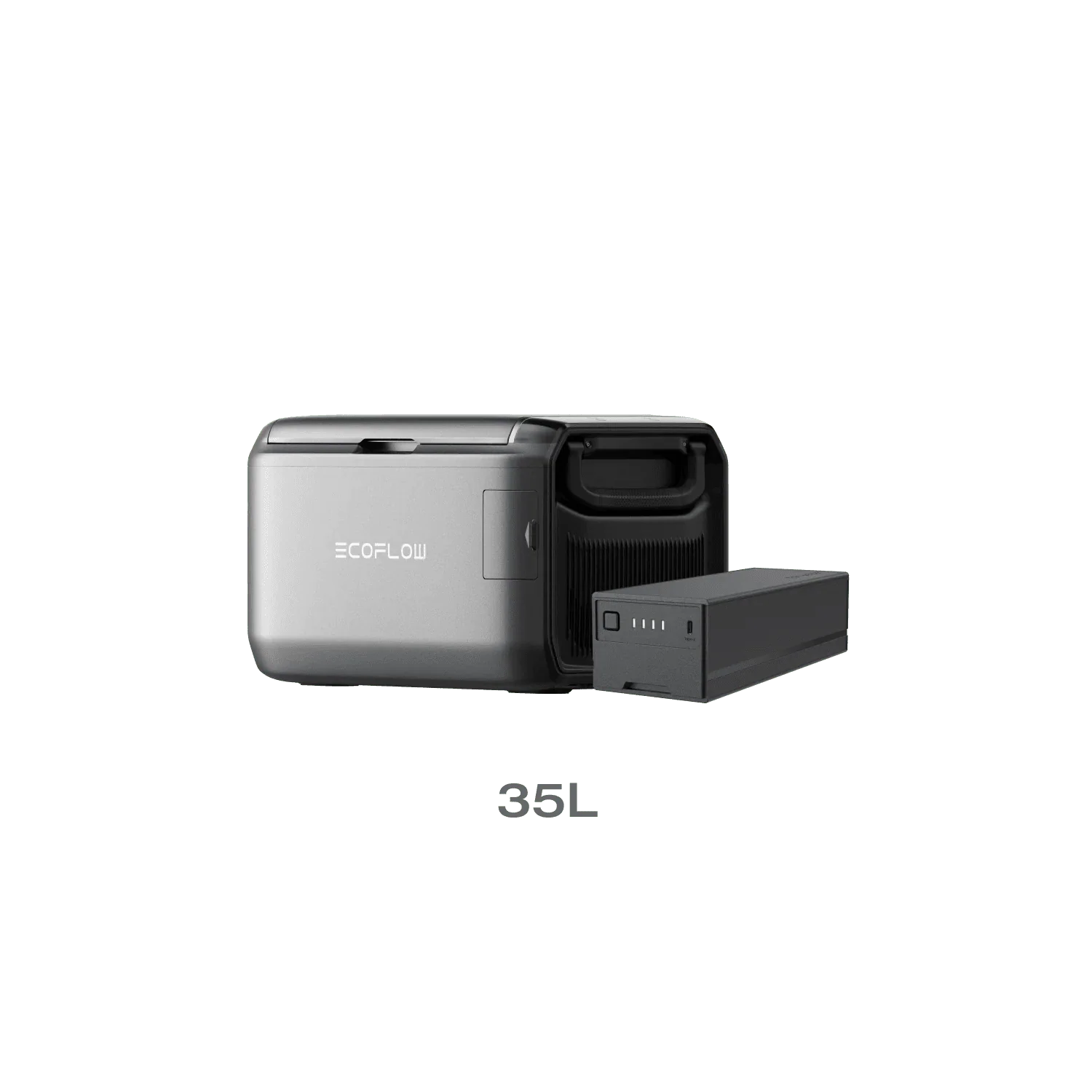EcoFlow GLACIER 35L Classic Portable Fridge Freezer With Plug-in Battery