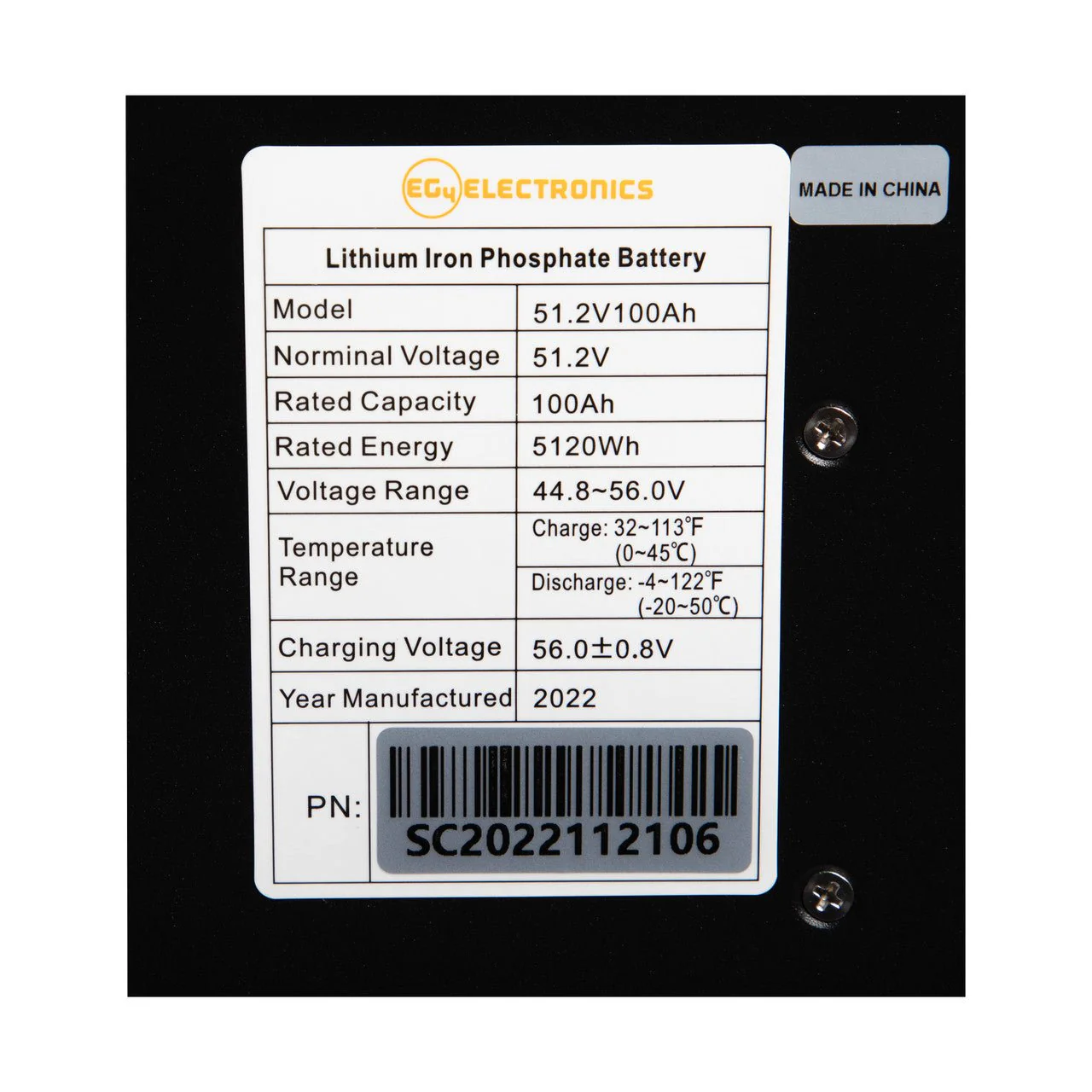 EG4 LL-S 48V 100AH Lithium Iron Phosphate Server Rack Battery - Image 11