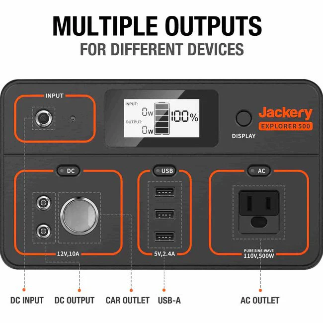 Jackery Explorer 500 Portable Power Station - Image 3