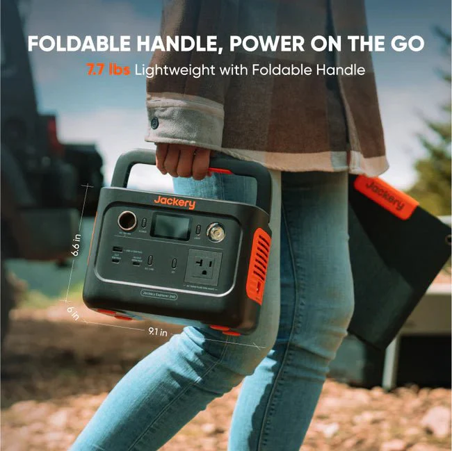 Jackery Explorer 240 V2 Solar Generator + SolarSaga 40W Solar Panel Kits - Image 10