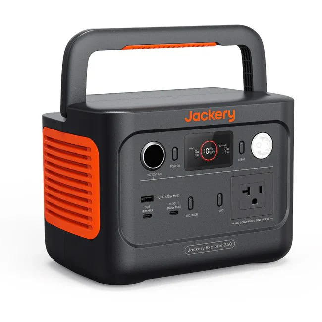 Jackery Explorer 240 V2 Solar Generator + SolarSaga 40W Solar Panel Kits - Image 6