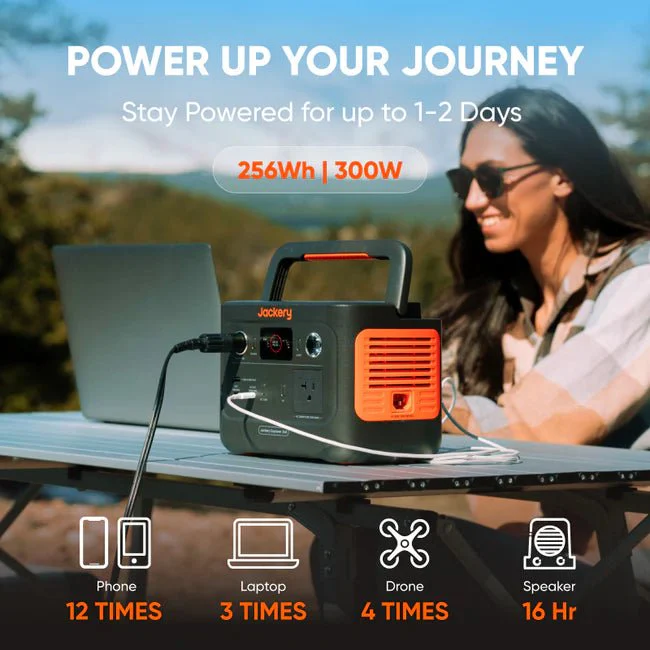 Jackery Explorer 240 V2 Solar Generator + SolarSaga 40W Solar Panel Kits - Image 7
