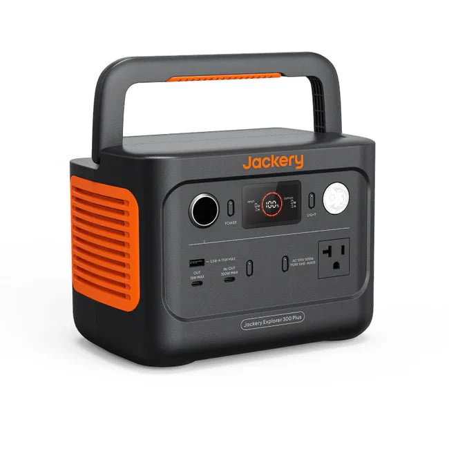 Jackery Explorer 300 Plus Solar Generator + SolarSaga 100W Portable Solar Panel - Image 3