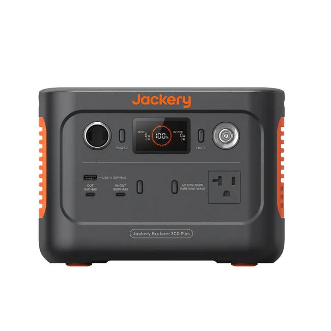 Jackery Explorer 300 Plus Solar Generator + SolarSaga 100W Portable Solar Panel - Image 4