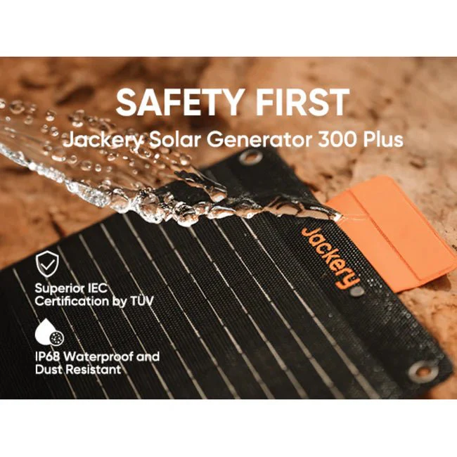 Jackery Explorer 300 Plus Solar Generator + SolarSaga 40W Portable Solar Panel - Image 8