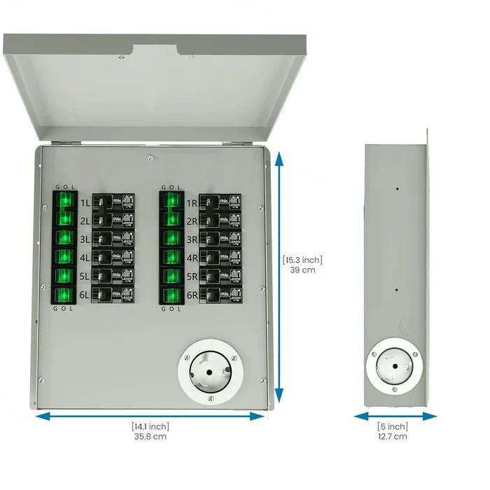 Natures Generator 12-Circuit 120/240V 50A Non-Automatic Power Transfer Switch - Image 6
