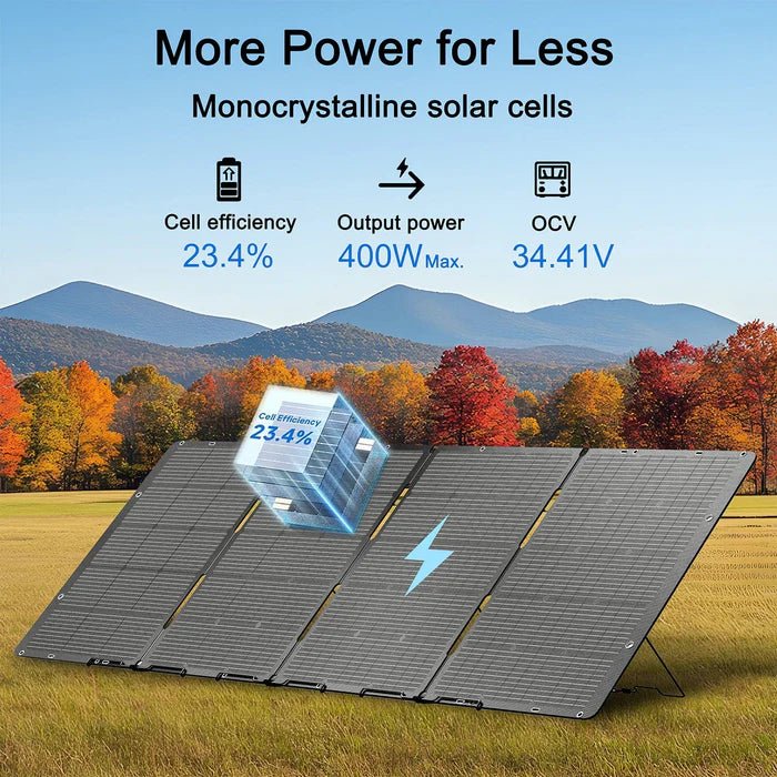 Natures Generator 400W Folding Solar Panel - Image 8