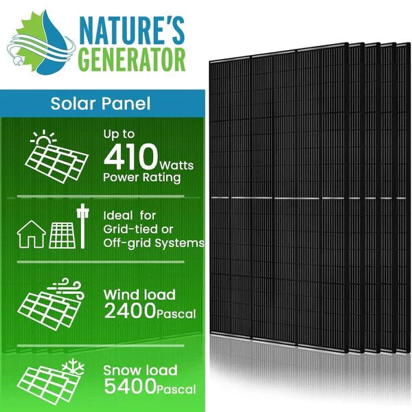 Natures Generator 10 x 410 Watt Monocrystalline Solar Panel - Image 2