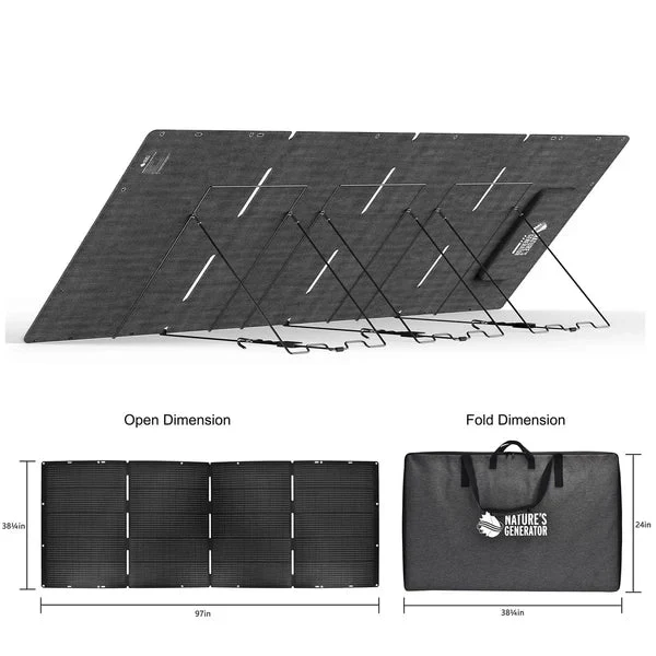Natures Generator Lithium 6000 Solar Generator With Solar Panels - Image 14