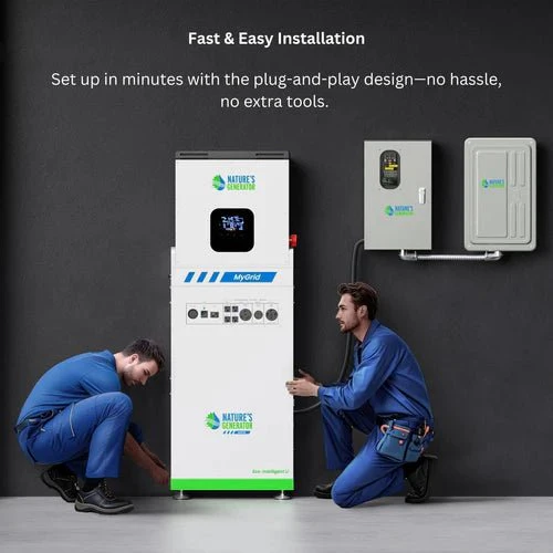 Natures Generator MyGrid 10K With Solar Battery + 8 x 400W Folding Solar Panel - Image 10