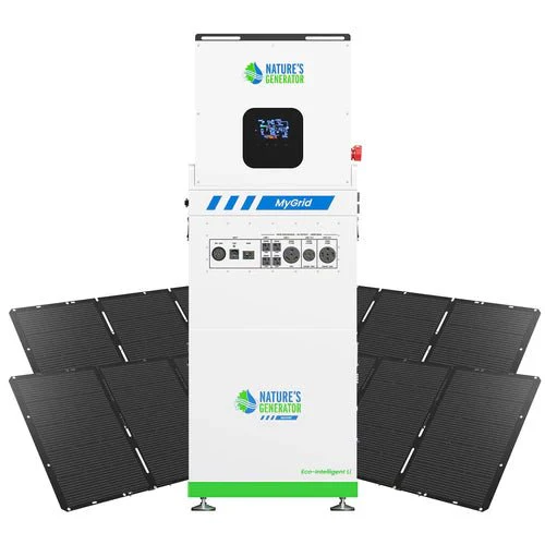 Natures Generator MyGrid 10K With 4 x 400W Folding Solar Panel