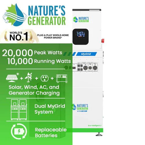 Natures Generator MyGrid 10K With 50A Automatic Transfer Switch - Image 2