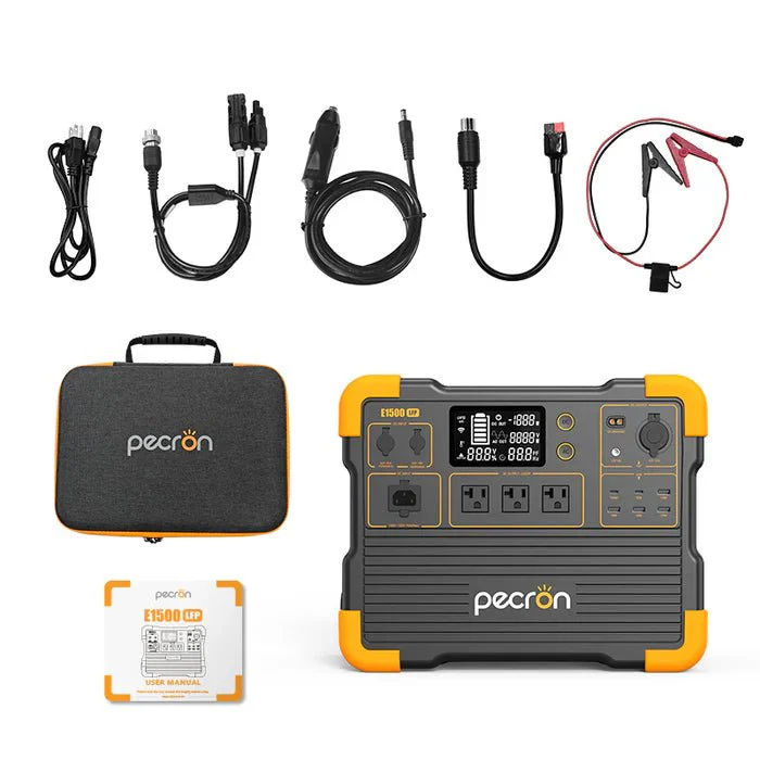 Pecron E1500LFP 2200W 1536Wh Expandable Portable Power Station - Image 3