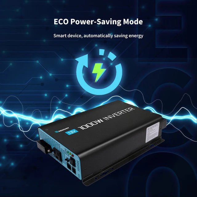 Renogy 1000W 12V Pure Sine Wave Inverter with Power Saving Mode - Image 5