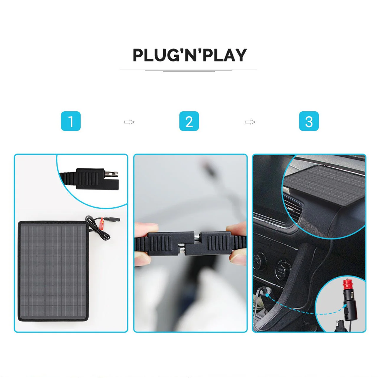 Renogy 10W Solar Battery Trickle Charger Maintainer - Image 4