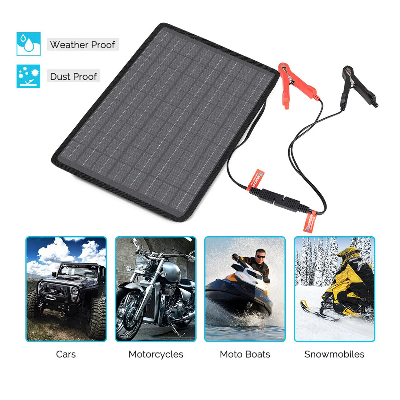 Renogy 10W Solar Battery Trickle Charger Maintainer - Image 5