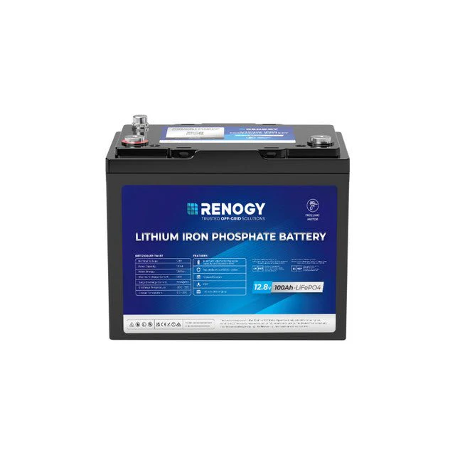 Renogy 12V 100Ah Trolling Motor Lithium Iron Phosphate Battery with Bluetooth - Image 2