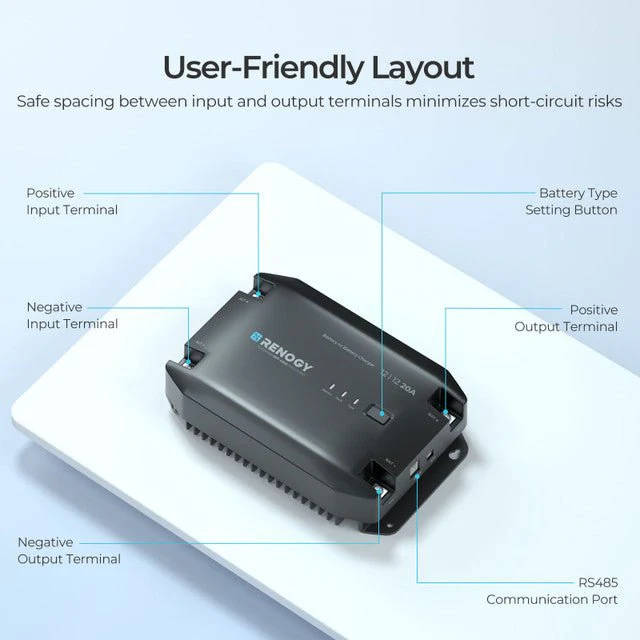 Renogy 12V 20A DC to DC Battery Charger - Image 5