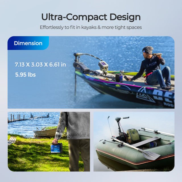 Renogy 12V 20Ah Trolling Motor Lithium Iron Phosphate Battery - Image 2