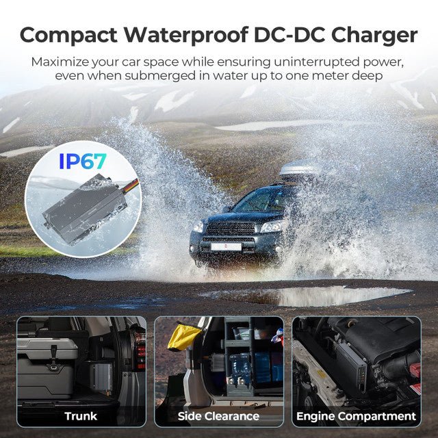 Renogy 12V/24V IP67 50A DC-DC Battery Charger with MPPT with Renogy ONE Core - Image 5