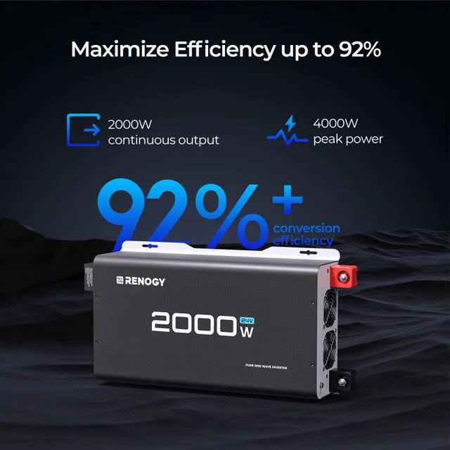 Renogy 2000W 24V Pure Sine Wave Inverter - Image 4