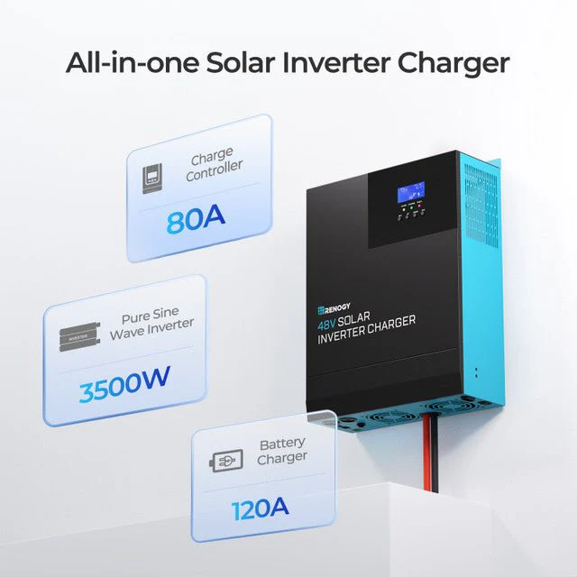 Renogy 48V 3500W Solar Inverter Charger - Image 9