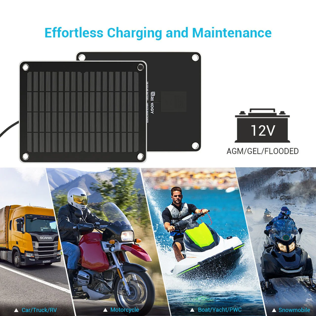 Renogy 5W Solar Battery Charger and Maintainer - Image 6