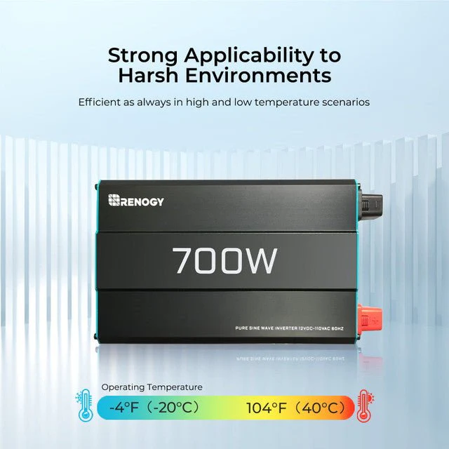 Renogy 700W 12V Pure Sine Wave Inverter - Image 5