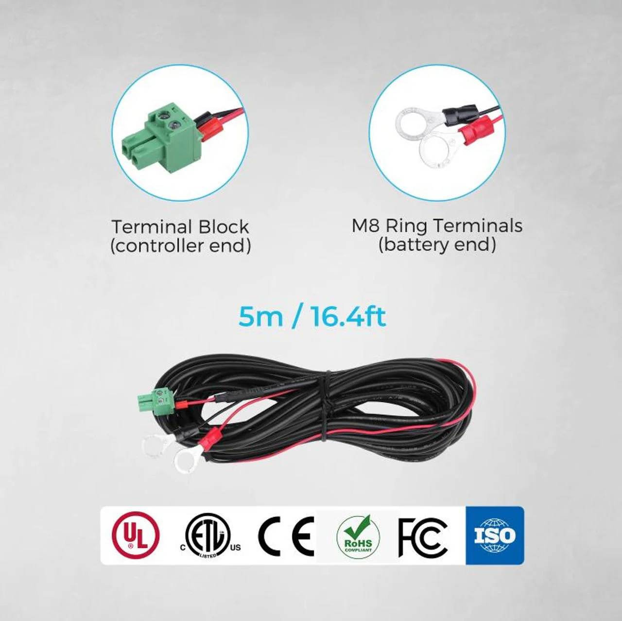 Renogy Battery Voltage Sensor with Battery Ring Terminals - Image 2