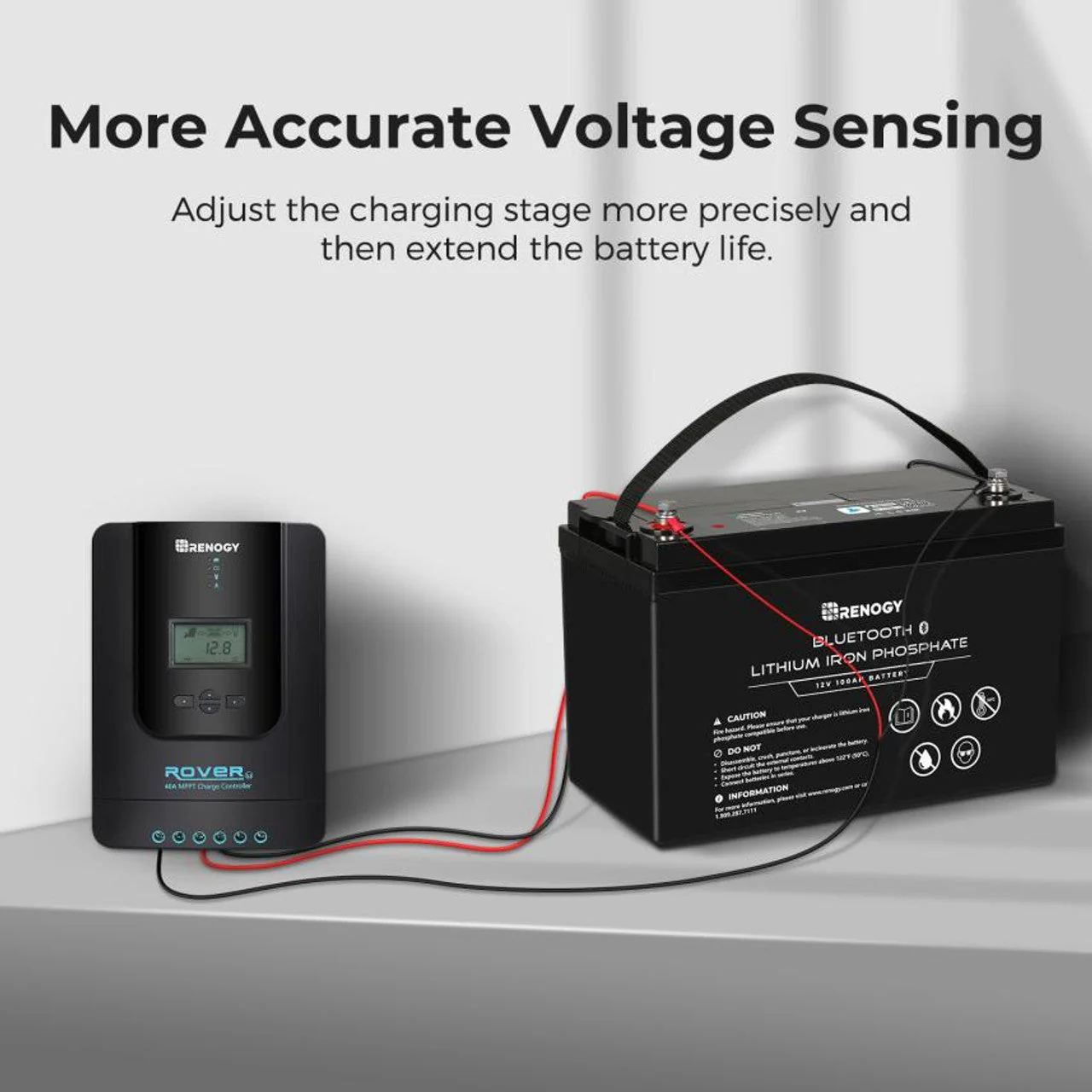 Renogy Battery Voltage Sensor with Battery Ring Terminals - Image 3