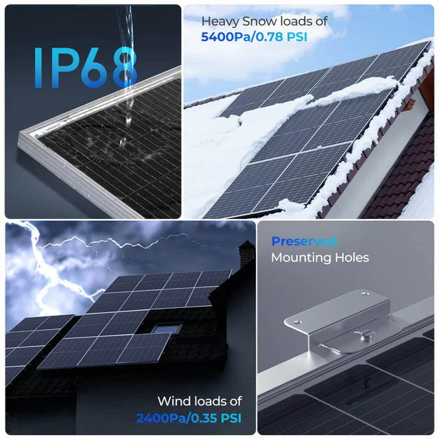 Renogy Bifacial 550 Watt Monocrystalline Solar Panel - Image 5