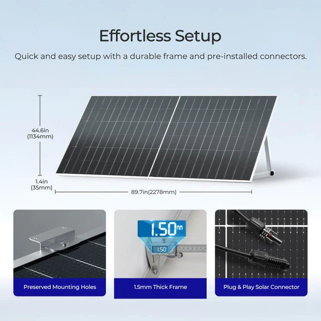 Renogy Bifacial 590 Watt N-Type Monocrystalline Solar Panel - Image 8