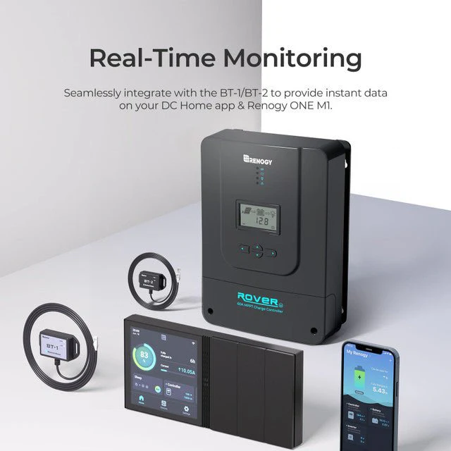 Renogy Rover 60 Amp MPPT Solar Charge Controller with BT-1 Bluetooth Module + Renogy One Core - Image 3